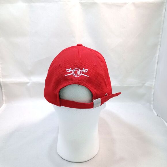 Captain Morgan Spiced Rum Red Strapback Adjustable Cap Baseball 6 Panel - Picture 4 of 5